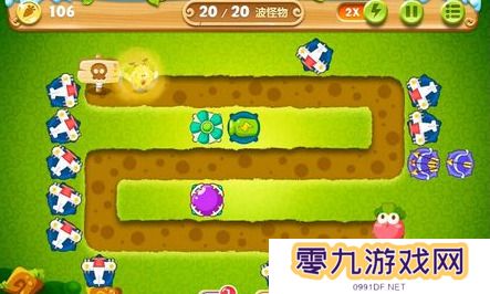 请指教一下保卫萝卜2第98关的过关技巧