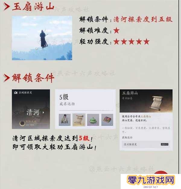 燕云十六声轻功哪里学的   全部轻功获得方法一览图片3