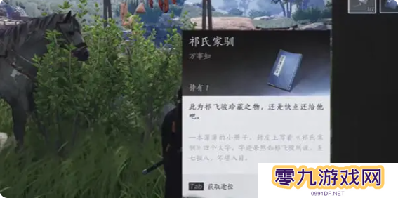 燕云十六声伏马庄祁氏家驯任务攻略图片9